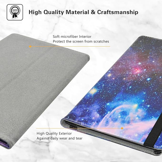 LiuShan Compatible with Onn 10.4 Tablet Pro Case 2023PU Leather Slim Folding Stand Cover for Onn 10.4 inch Tablet Pro Tablet (2023 Model No.100110603)Black