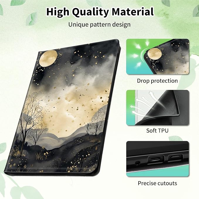 Case for 10.2 Kindle Scribe (2024/2022 Release) Slim PU Leather Lightweight Adjustable Stand Smart Shell Cover with Auto Wake/Sleep for 10.2 Amazon Kindle Scribe E-ReaderA Dog