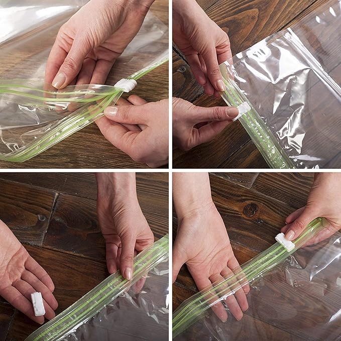 12 Space Saver Storage Bags for Clothes for Travel - Compression, no Vacuum Sacks - Luggage Accessories