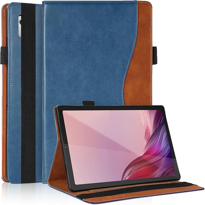 Case for Lenovo Tab M10 Plus (2020 2nd Gen) TB-X606F / TB-X606X 10.3 Multi-Angle Cover Built in Pocket PU Leather Stand Case with Multi-Angle Stand Card Holder for Lenovo M10 Plus 10.3 inch