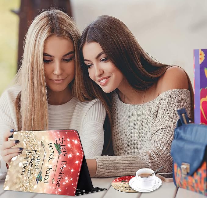 Case for All-New Amazon Kindle Fire HD 8/Fire HD 8 Plus Tablet (12th/10th Generation 2022/2020 Release) - Premium PU Leather Cover with Auto Sleep Wake Bible Verse Jeremiah 29:11
