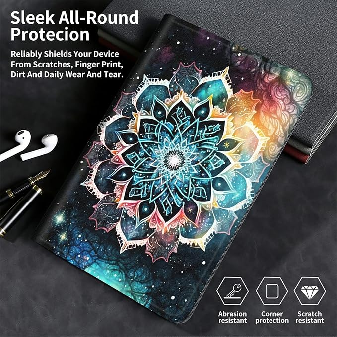for Samsung Galaxy Tab A8 Case for Samsung Galaxy Tab A8 10.5 Case 2022 Lightweight Smart Cover PU Leather Adjustable Stand Protective Cover with Auto Wake/Sleep - Art Butterfly