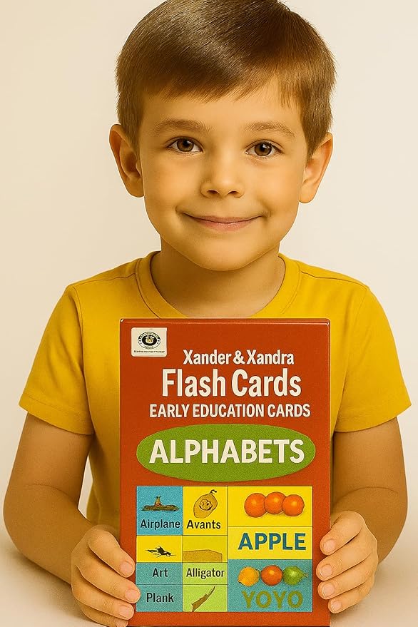 Alphabet Flash Cards for Toddlers | Award-Winning | ABC Flashcards for Baby & Kids|ABC Cards Kindergarten || Large A-Z Learning Letter Animal Color Flashcard for Ages 1-6