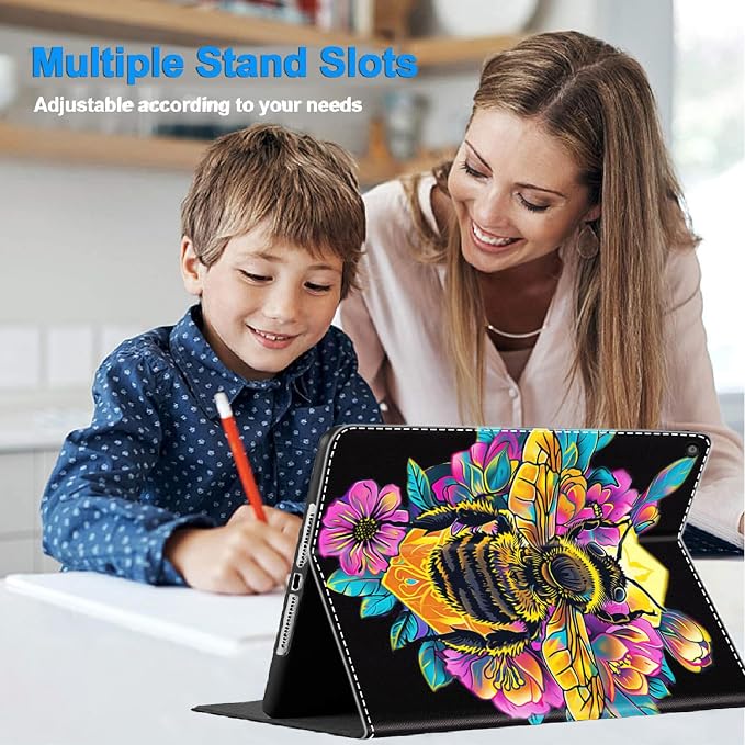 Case for iPad 10th Generation (2022 Release) 10.9 Inch Durable Shockproof Protective Cover for New iPad 10th gen 10.9 2022 Elephant Sunflower