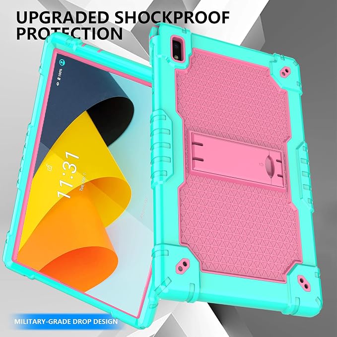case for BYYBUO SmartPad A10_L 10.1 inch Android Tablet Shockproof Kids Friendly Protective Case+Shoulder Strap Kickstand for BYYBUO SmartPad A10 10.1 inch Tablet (Black)