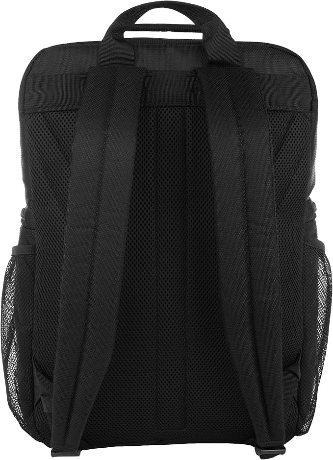 Wolverine 36 Can Cooler Backpack with Durable Nailhead Nylon, Dual Compartment Cooler & Dry Storage, Padded Mesh Back Panel, & Exterior Water Bottle Pockets