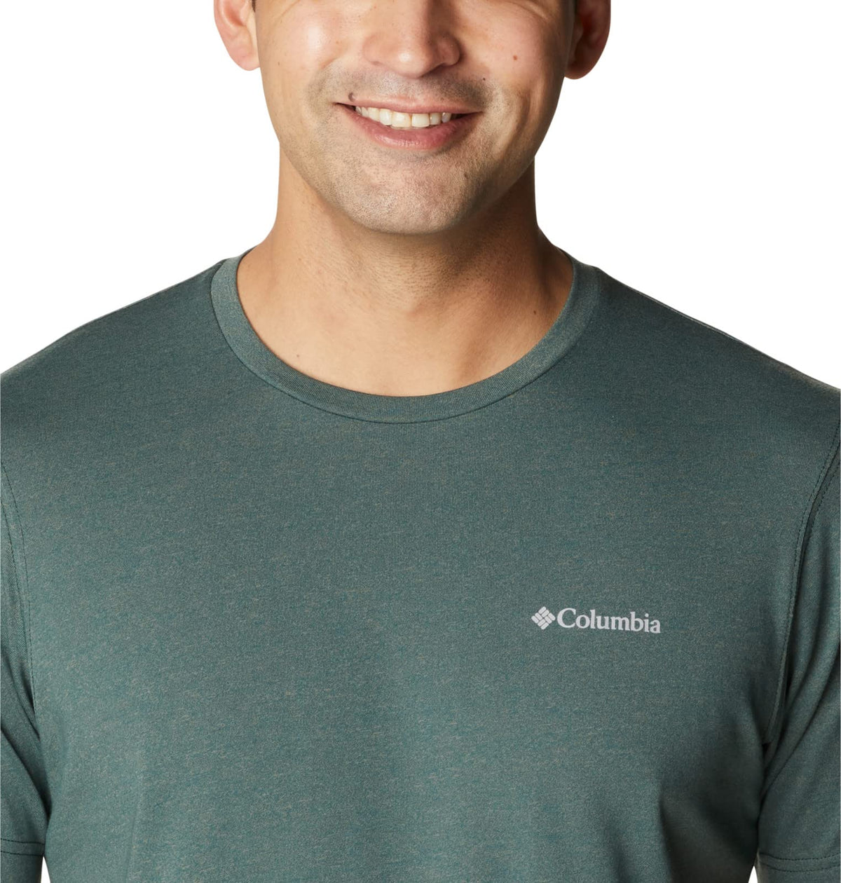 Columbia Men's Big & Tall Thistletown Hills Short Sleeve, Spruce Heather, X-Large B&T