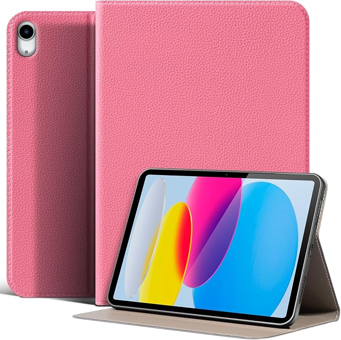 Case for 10.2-inch iPad 7th/8th/9th Gen (2019-2021 | Microfiber Leather ，Shockproof Smart Cover | Adjustable Stand | Auto Wake/Sleep | Multiple View Angles | Black