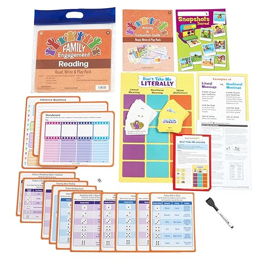 Really Good Stuff Family Engagement Reading - Read, Write and Play Pack - Fourth Grade