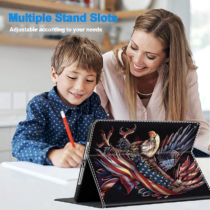 Case for iPad 10th Generation (2022 Release) 10.9 Inch Durable Shockproof Protective Cover for New iPad 10th gen 10.9 2022 Elephant Sunflower
