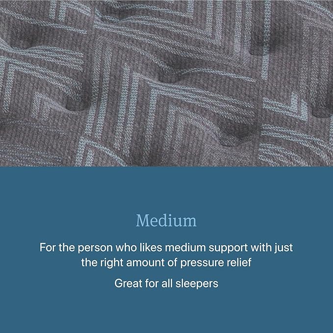 Beautyrest Prime Dream Medium 12.5" Mattress - King - Durable Pocketed Coil, Support, Pressure Relief, Cooling, Motion Separation; 100 Night Sleep Trial and 10 Year Warranty