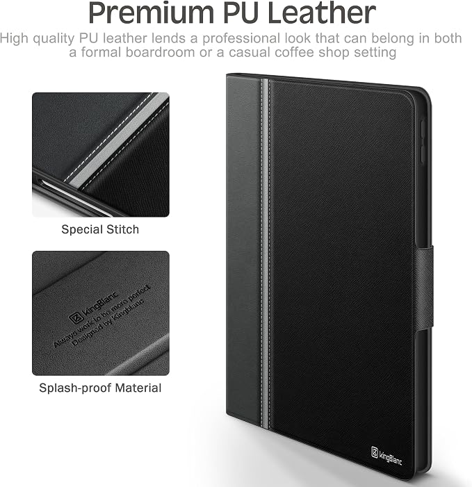 Case for iPad (A16) 11th Gen 11-inch iPad 10th Gen 10.9-inch | with Pencil Holder PU Leather Protective Cover Auto Sleep/Wake Multi-Angle Viewing/Typing Stand Magnetic Closure Beige