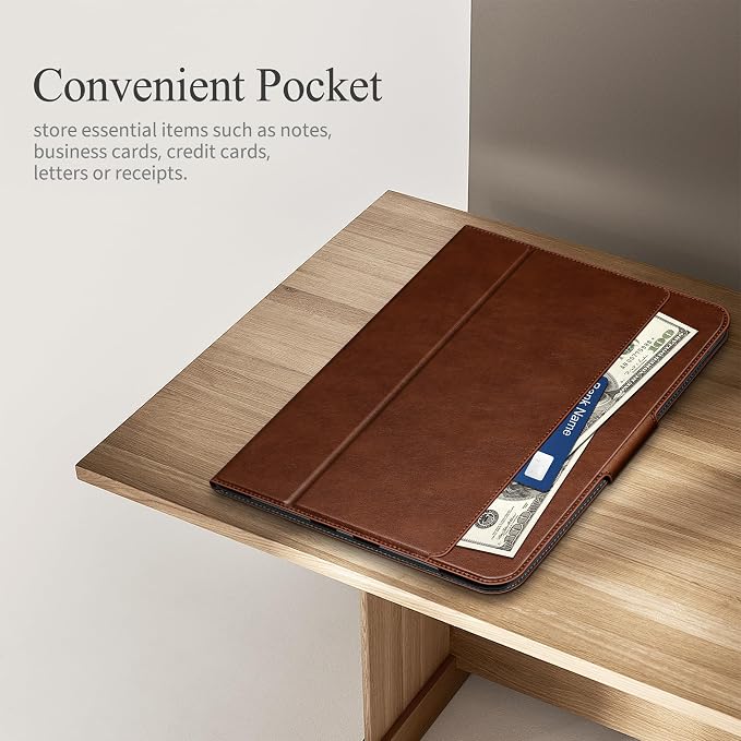 auaua Case for iPad (A16) 11th/10th Generation | with Pencil Holder Pocket Typing Angle Muti-Stand Magnetic Closure Auto Sleep/Wake