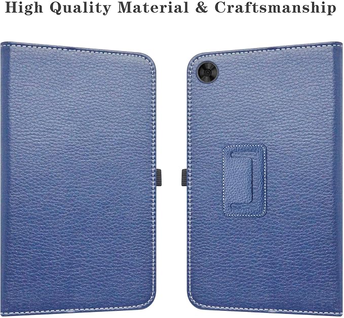 LiuShan Compatible with Onn 7 Tablet Case PU Leather Slim Folding Stand Cover for Onn 7 inch Tablet (2022 Model:100071481) Black