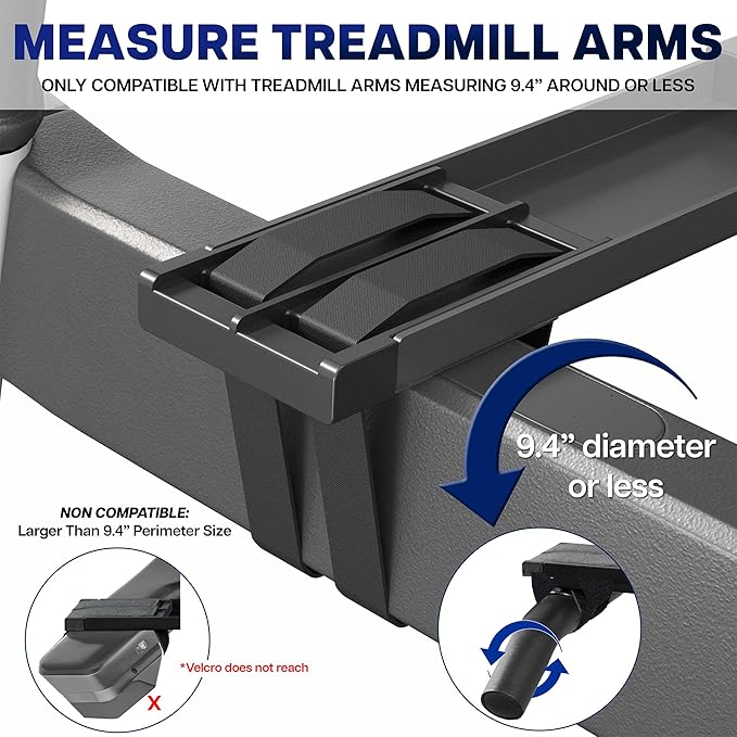 VIVO Universal Wooden Laptop Treadmill Desk, Adjustable Ergonomic Notebook Mount Stand for Treadmills, Includes Mouse Pad and Wrist Support, Stand-TDML4