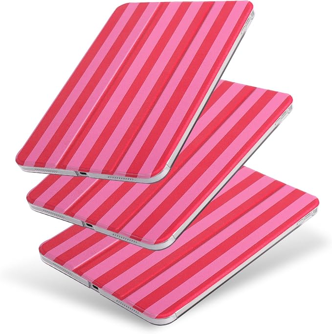case for ipad 11th Generation11 Inch 2025 (A16 Chip) &amp 10th Gen 10.9 Inch 2022 - Slim Scratch-Resistant Hard PC Translucent Back Shell Smart Cover Wake/Sleep FunctionBlack Bow