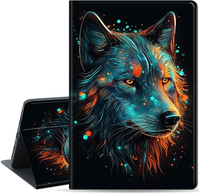 Case for iPad Air 11-inch (M4 2026 / M3 2025 / M2 2024) iPad Air 5th/4th Gen (2022/2020) 10.9 Slim PU Leather Folio Stand &amp Auto Sleep/Wake Protective Smart Cover Tree Fluorescent