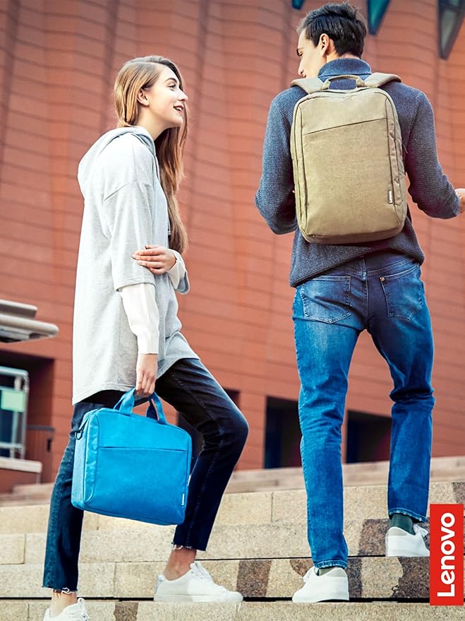 Lenovo Casual Laptop Backpack B210-15.6 inch - Padded Laptop/Tablet Compartment - Durable and Water-Repellent Fabric - Lightweight - Blue (Pack of 3)