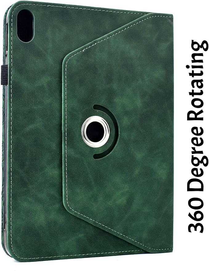 Case for iPad A16 11th Gen 11/10th Gen 10.9 2025/2022Notebook | Black PrintSlim Durable Foldable Stand PU Leather Pencil Holder Card Slot Auto Wake，Auto Sleep