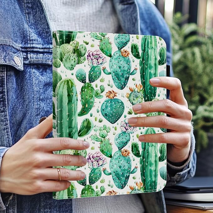 Case for Kindle Paperwhite 12th Gen 2024 (7) &amp Kindle Colorsoft Signature Edition (7)Wallet PU Leather Folio Cover Multi-Angle Stand with Auto Wake/SleepAesthetic Snake Floral