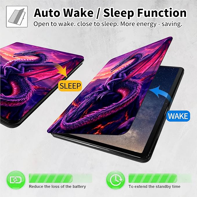 for Samsung Galaxy Tab A9 Plus Case 11 Inch 2024 2023 (SM-X210/X216/X218)360 Degree Rotating Smart Cover Case with Auto Sleep/Wake-Beautiful Highland Cow