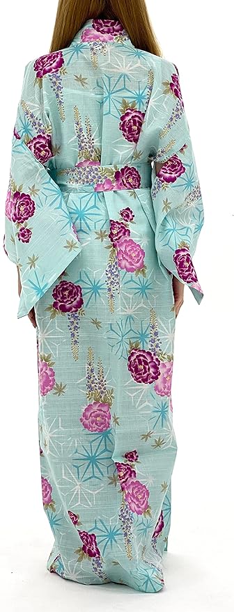 Kimura Jitsugyo Women's Kyoto Traditional Easy Wearing Kawaii Yukata Robe(Japanese Casual Kimono) Set 2