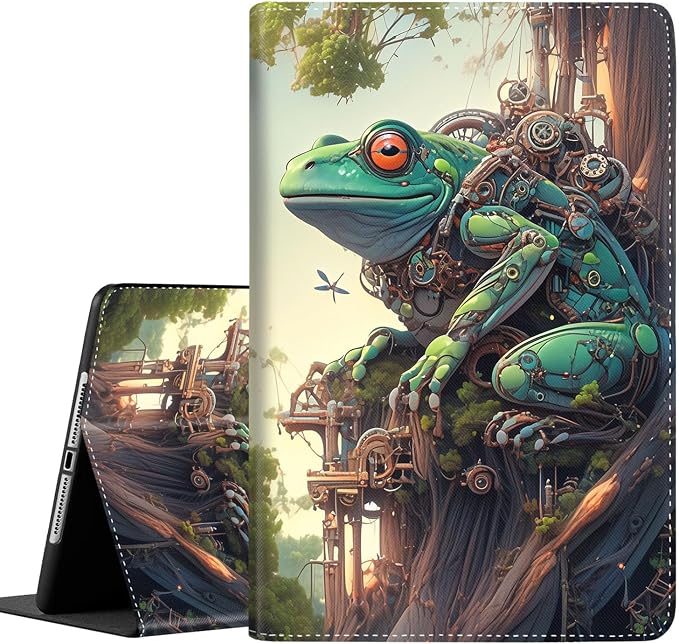 Case for New iPad (A16) 11th Generation 11 Inch 2025for iPad 10th Generation 2022 10.9 Inch Multi-Angle Stand Smart Cover Shockproof with Auto Wake/Sleep Baby Dragon
