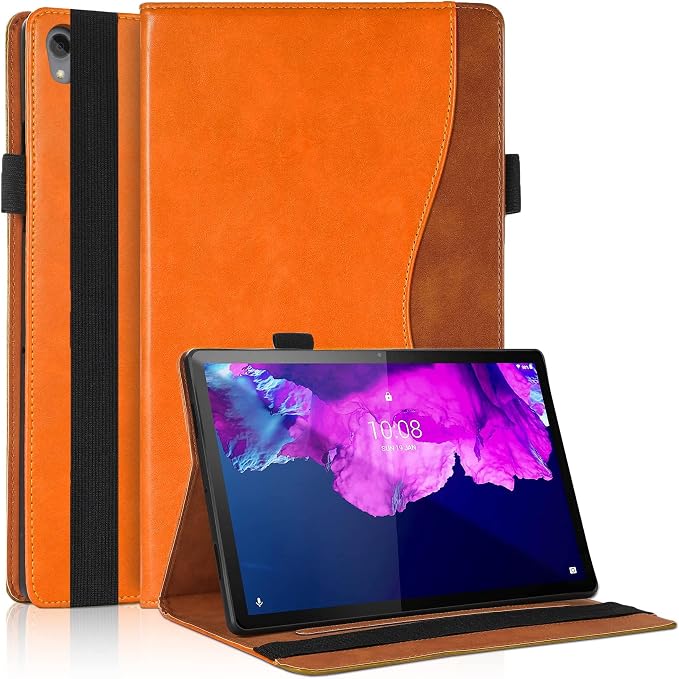 Case for Lenovo Tab M10 Plus (2020 2nd Gen) TB-X606F / TB-X606X 10.3 Multi-Angle Cover Built in Pocket PU Leather Stand Case with Multi-Angle Stand Card Holder for Lenovo M10 Plus 10.3 inch