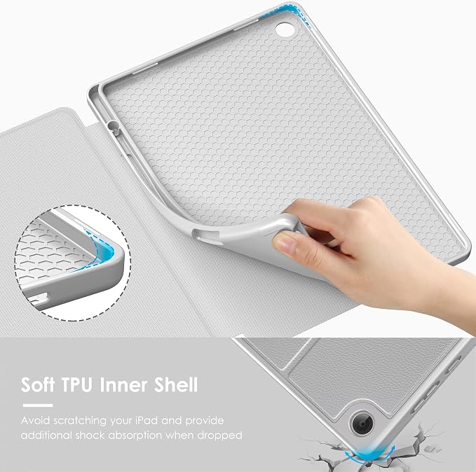Case for Samsung Galaxy Tab A11+ Plus 11 inch 2026 Model (SM-X230/X236)Multiple Angles Stand CoverSoft BackPencil Holderand Auto Sleep/WakeBlack