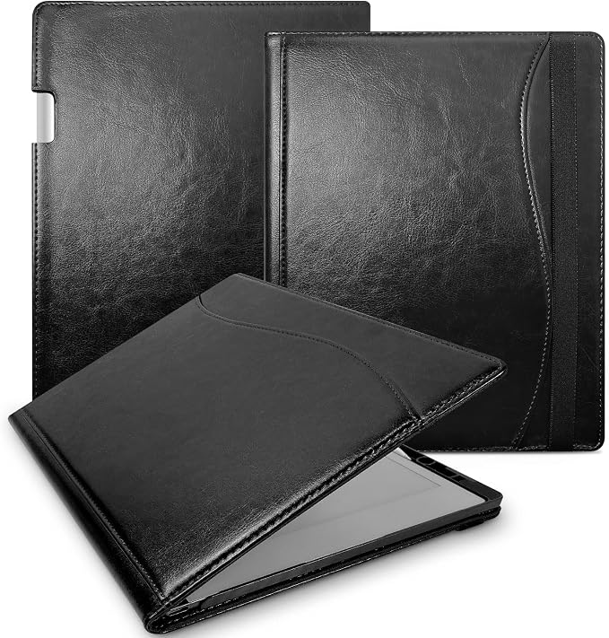 E NET-CASE Case for Remarkable 2 Paper Tablet - Business Design Protective Stand Cover with Pen Holder/Hand Strap/Carrying Shoulder Strap &amp Auto Sleep/Wake for 10.3 2020 Released (Green)