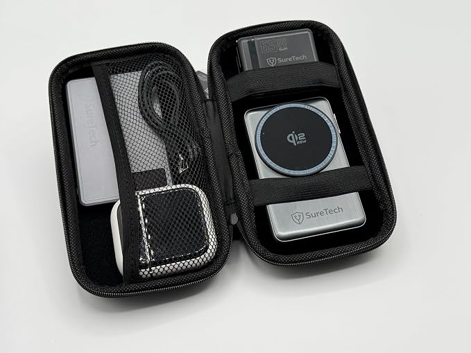 Travel Bundle (Wireless Charger Wall Charger and Travel Case)