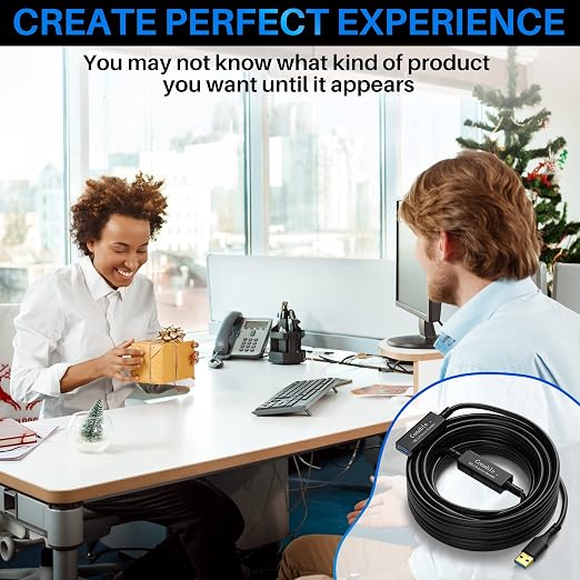 3 Pack USB 3.0 Extension Cable 10 Feet USB A Male to Female Extender Cord 5Gbps Data Transfer for Webcam Printer Keyboard Mouse Flash Drive Hard Drive Controller Black Cable with 5 Cable Ties