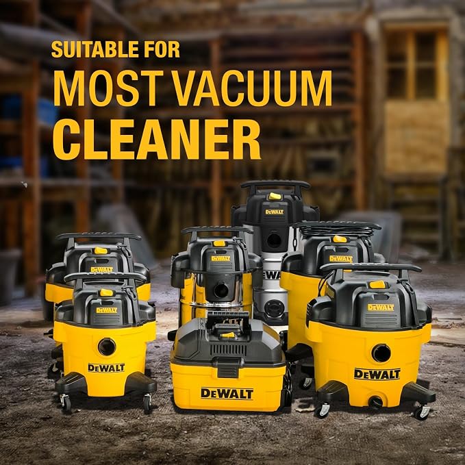 Dewalt Dust Separator with 10 Gal Stainless Steel Tank, 99.5% Efficiency