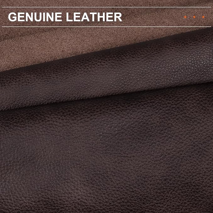 Gexmil Leather Case for iPad Pro 13 Inch M5/M4 2025/2024Crocodile Brown | Genuine Leather Cover with Magnetic ClosureSmart Folio Auto Sleep/WakeProtective ShockproofAdjustable Stand