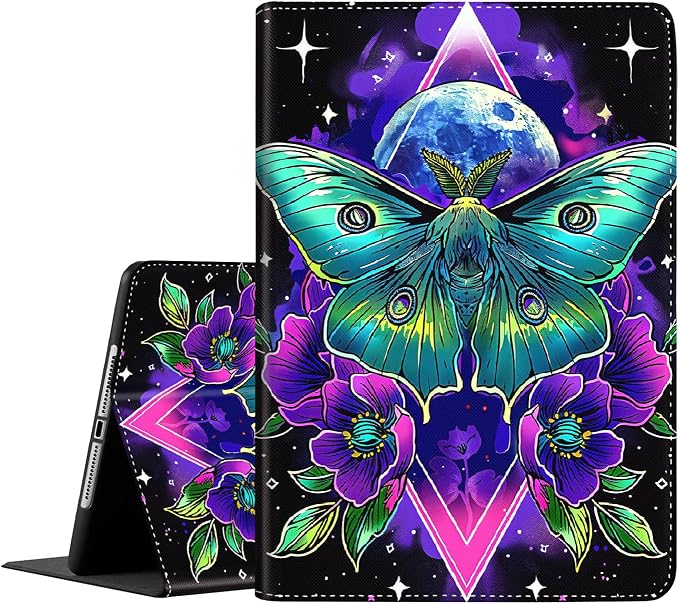 Case for New iPad (A16) 11th Generation 11 Inch 2025for iPad 10th Generation 2022 10.9 Inch Multi-Angle Stand Smart Cover Shockproof with Auto Wake/Sleep ，Starry Sky