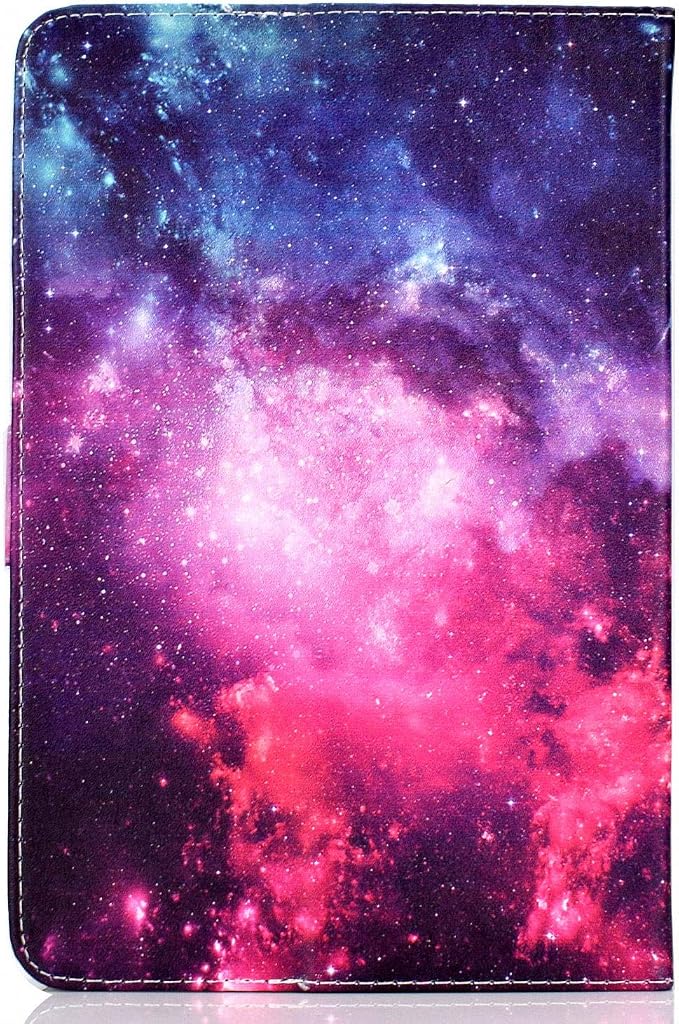 Universal 7 Inch Tablet Case Techcircle Ultra Slim Lightweight PU Leather Stand Folio Flip Wallet Protective Shell Case [Card Slots] [Magnetic Closure] for All 7 Android Tablet PC Cherry Blossom