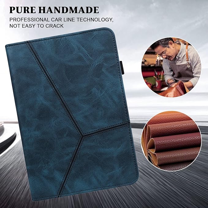 ALILANG Case for Samsung Galaxy Tab A 10.1 Inch 2019 (SM-T510/T515) with Pen Holder &amp Multiple Viewing Angles Smart PU Leather Cover for Samsung Tab A 10.1 Case 2019-Black