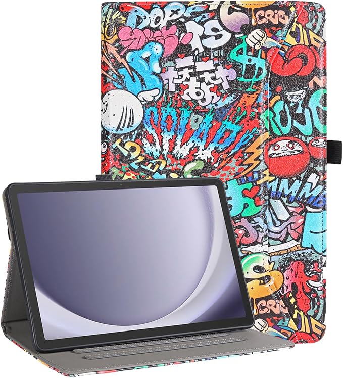 for Samsung Galaxy Tab A9 Plus Case Multiangle Stand for Samsung Tab A9 Plus Tablet Case 11 Inch SM-X210/SM-X216/SM-X218Black