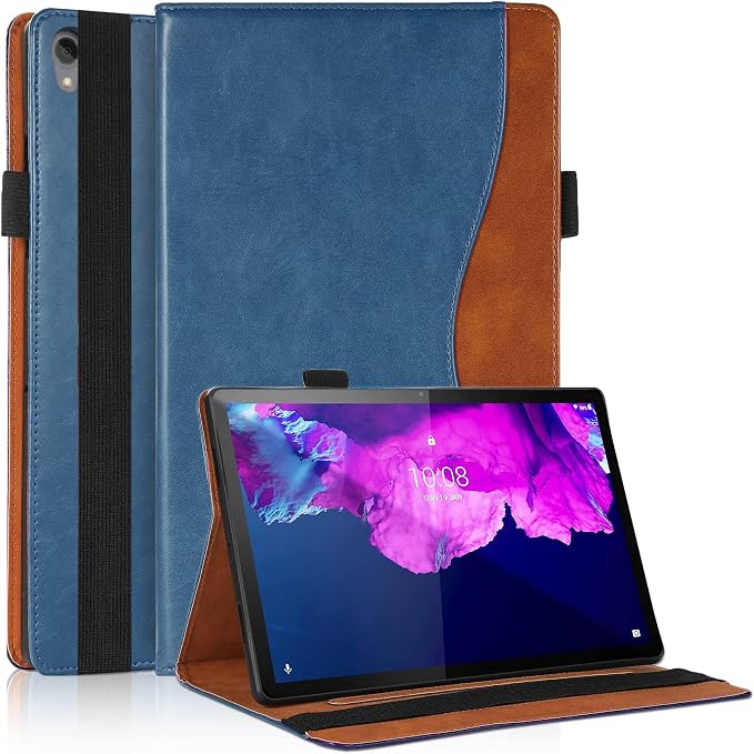 Case for Lenovo Tab M10 Plus (2020 2nd Gen) TB-X606F / TB-X606X 10.3 Multi-Angle Cover Built in Pocket PU Leather Stand Case with Multi-Angle Stand Card Holder for Lenovo M10 Plus 10.3 inch