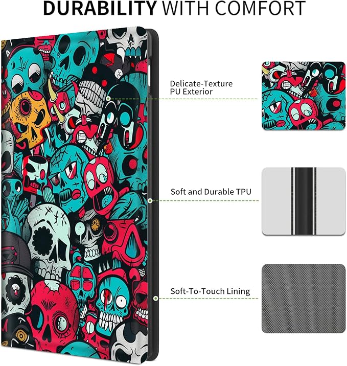 FUYOCWE for iPad Pro 13 Inch Case (M47th Generation2024 Model A2925A2926A3007)PU Leather Slim Folding Stand Case for iPad 13 7th GenAuto Sleep Wake Cover -A Dream Catcher Wolf