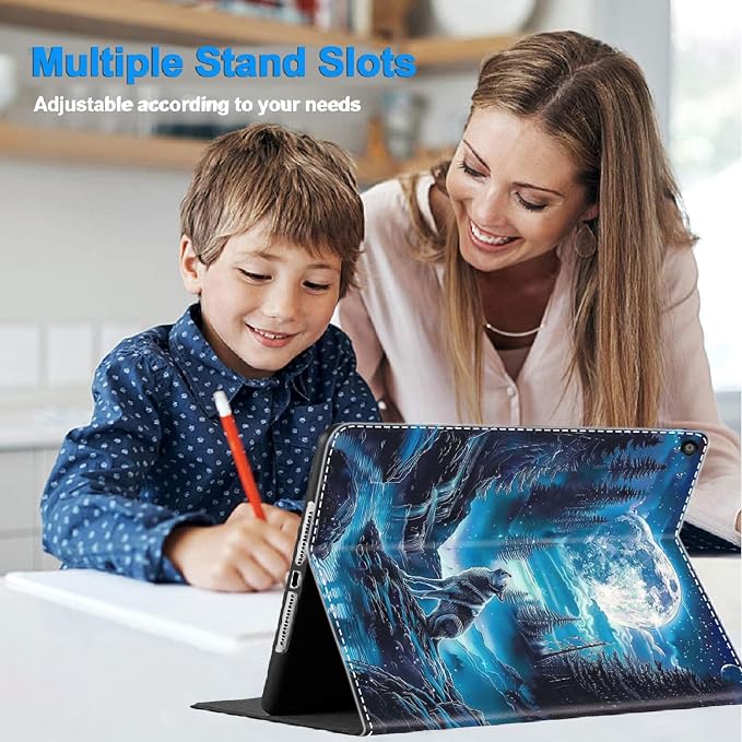 Case for iPad 10th Generation (2022 Release) 10.9 Inch Durable Shockproof Protective Cover for New iPad 10th gen 10.9 2022 Elephant Sunflower