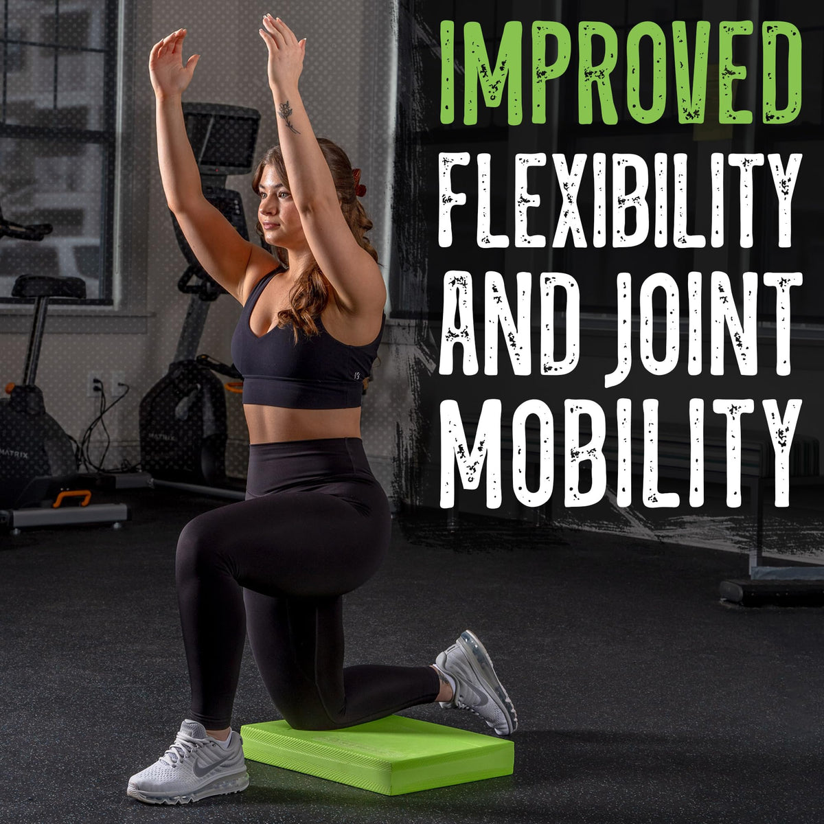 Gradient Fitness Balance Pad Foam Board (Large, Green)