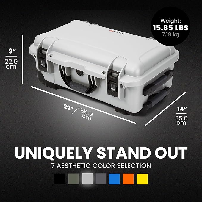 NANUK Wheeled Series 935 Lightweight NK-7 Resin Waterproof Protective Case