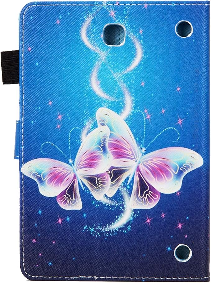 Case for Samsung Galaxy Tab A 8.0 inch Tablet Case 2015 (Model SM-T350/T355/P350/P355) with Pencil Holder [Auto Sleep/Wake] Stand Folio PU Leather Shockproof Cover Magnetic Smart WalletNight