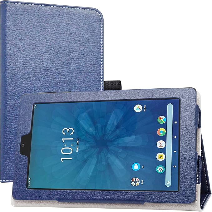 LiuShan Compatible with Onn 7 Tablet Case PU Leather Slim Folding Stand Cover for Onn 7 inch Tablet (2022 Model:100071481) Black