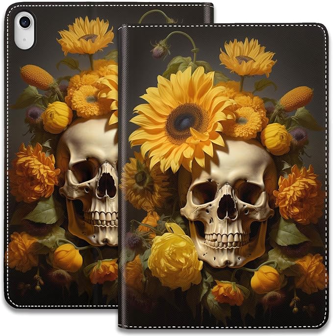 Case for iPad (A16) 11th Generation 11 Inch 2025 / iPad 10th Generation 10.9 Inch 2022 Ultra-Thin Multi-Angle Protective Cover with Auto Sleep/Wake A Dark Horse