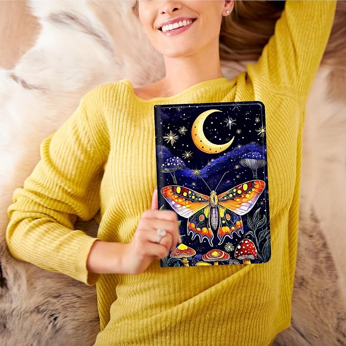 Case for All-New 7 Kindle Paperwhite 12th Gen 2024 &amp Kindle Colorsoft Signature EditionPU Leather Cover with Auto Sleep Wake FeatureAmerican Flag Eagle