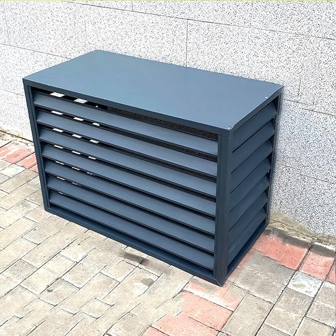 Pool pump covers for outside units, outdoor garbage can enclosures, aluminum