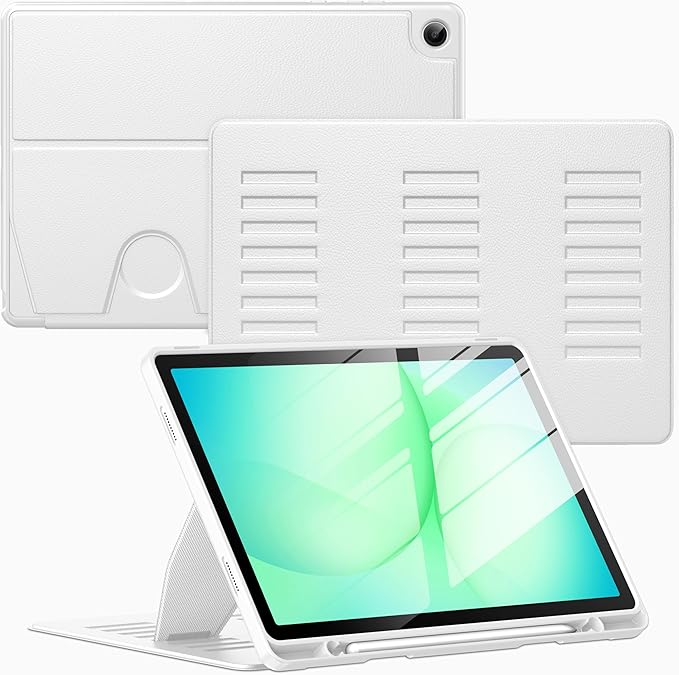 Case for Samsung Galaxy Tab A11+ Plus 11 inch 2026 Model (SM-X230/X236)Multiple Angles Stand CoverSoft BackPencil Holderand Auto Sleep/WakeBlack