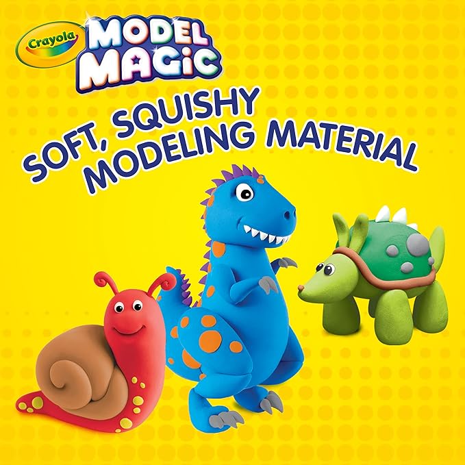Crayola Model Magic (75ct), Kids Modeling Clay Alternative, 1oz Packs, Sculpting & Modeling Material, Art Supplies for Teachers, Air Dry Clay, Ages 3+